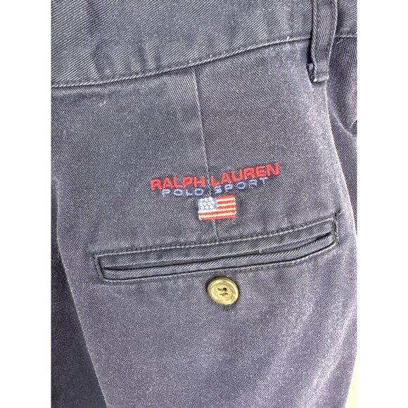 Ralph Lauren Polo Sport High Waisted Twill Shorts Size 10 - Picture 4 of 10